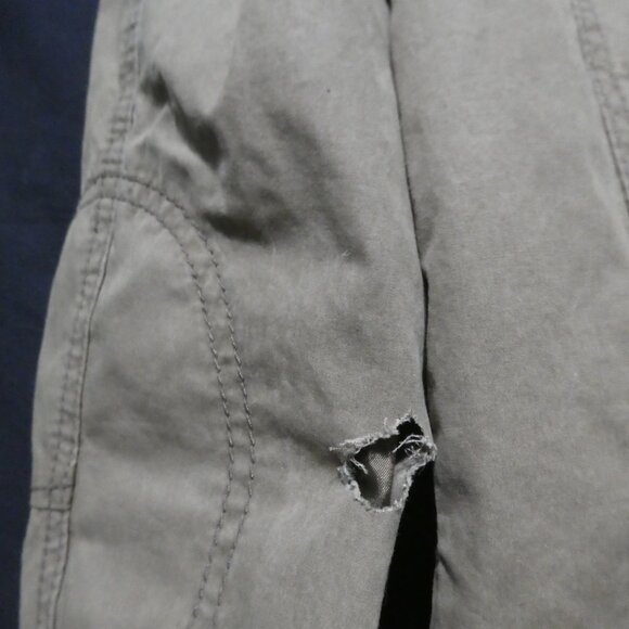 H.E. By MANGO - Blacksmith Trench Coat | size 4 | Distressed Camel Trench Coat - Picture 15 of 15